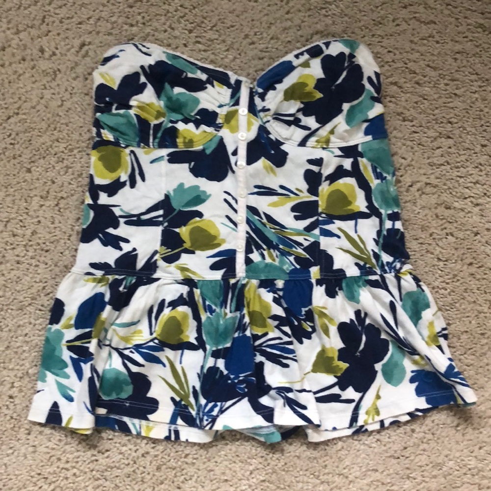 Gilly Hicks Floral Tube Top